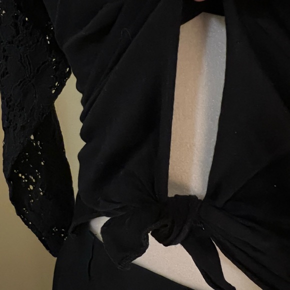 Hero Pepe Navy lace blouse Medium - Picture 6 of 9